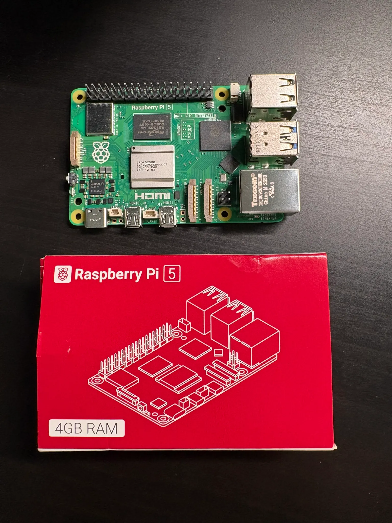 Raspberry Pi 5 used to deploy the Rust IoT gateway